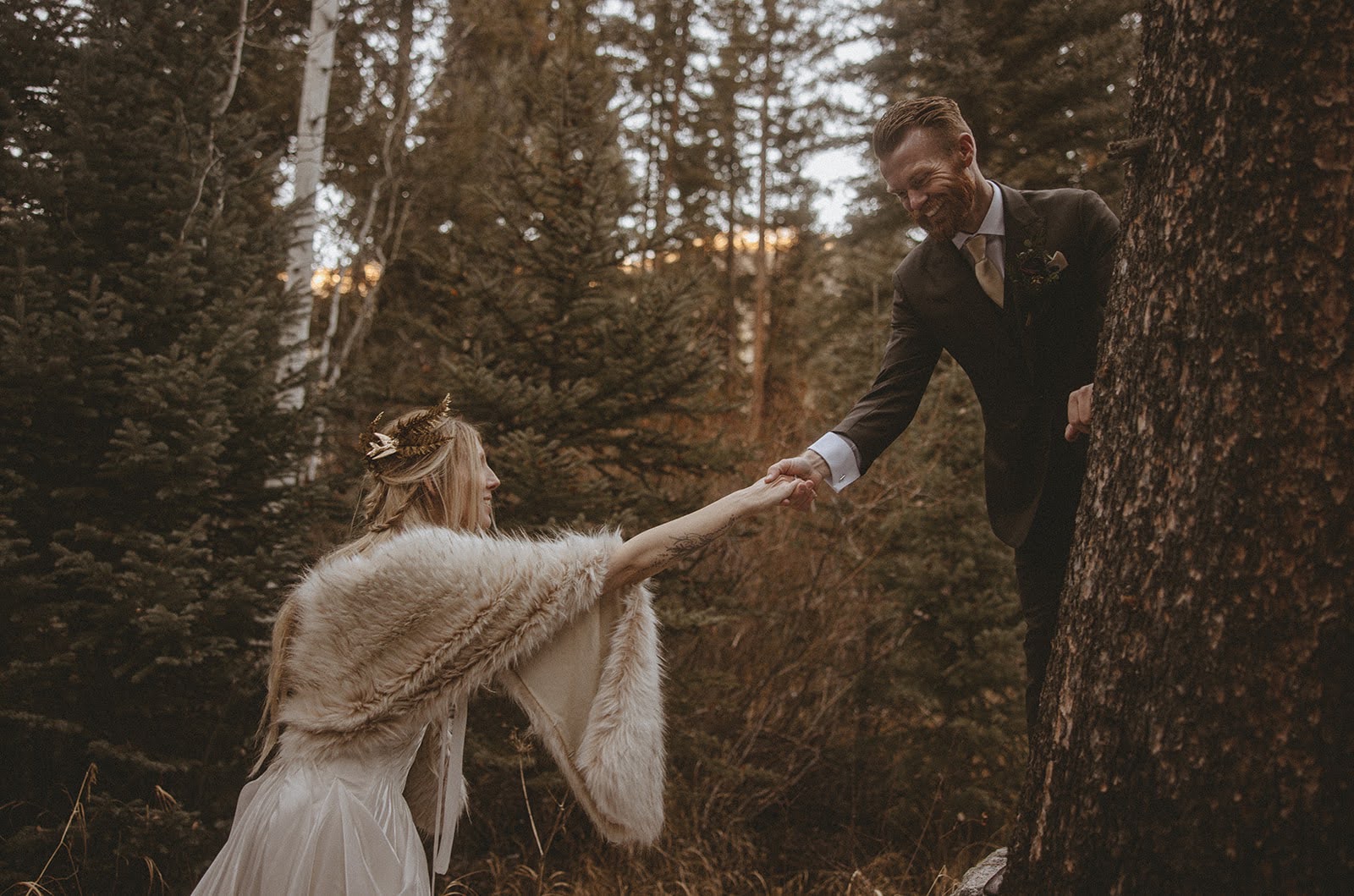 Couple in the forest at Beyul